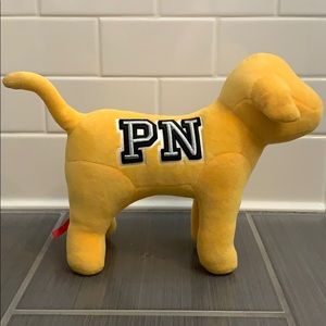 Pink Nation Large Plush Dog-YELLOW